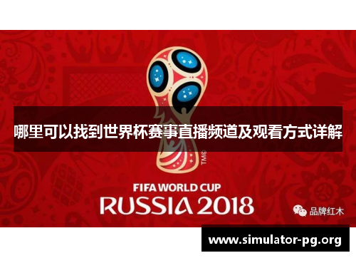 哪里可以找到世界杯赛事直播频道及观看方式详解
